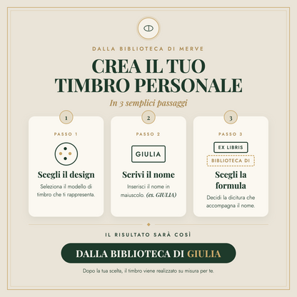 Timbro a Secco Personalizzato per Libri – Ex Libris