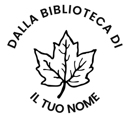 Timbro a Secco Personalizzato per Libri – Ex Libris