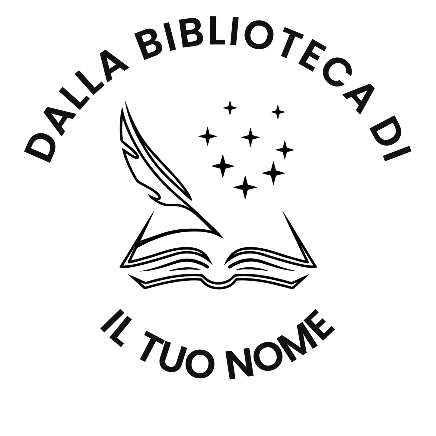 Timbro a Secco Personalizzato per Libri – Ex Libris