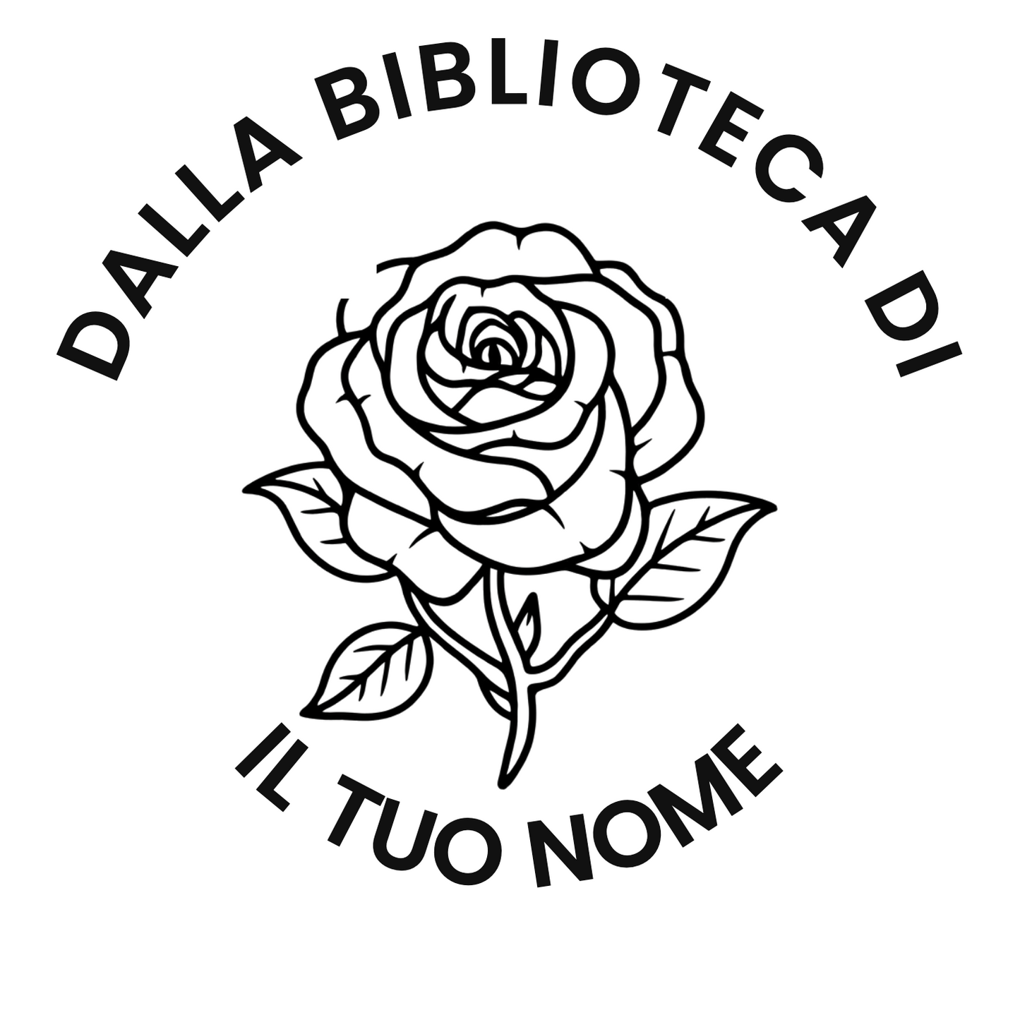 Timbro a Secco Personalizzato per Libri – Ex Libris