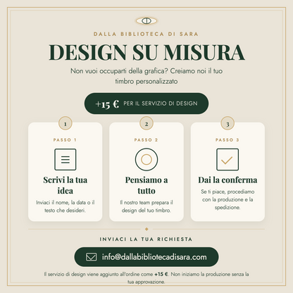 Timbro a Secco Personalizzato per Libri – Ex Libris